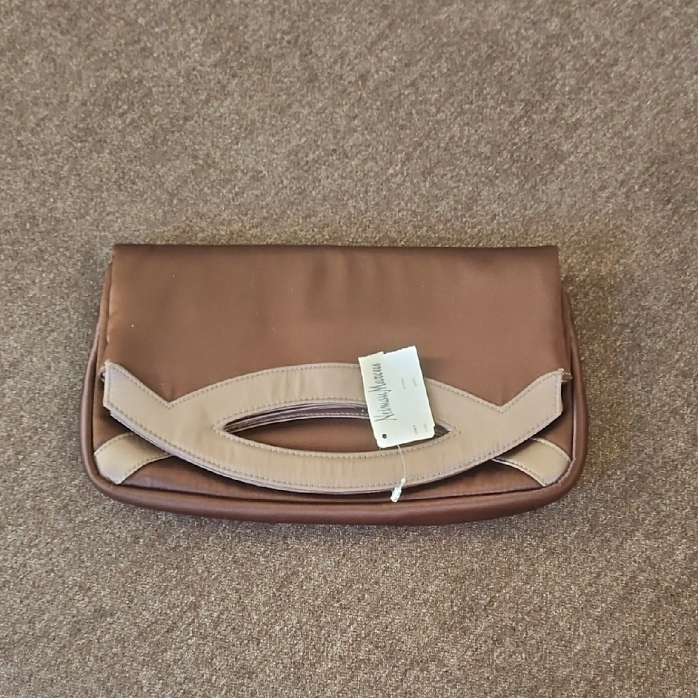 Lauren Merkin Elegant Brown Clutch Bag